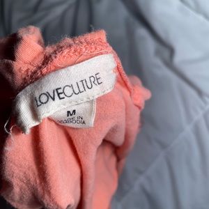 Love Culture Pink medium crop top, never worn